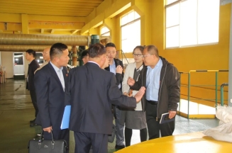 朝鮮水產省代表團到潔晶集團參觀交流