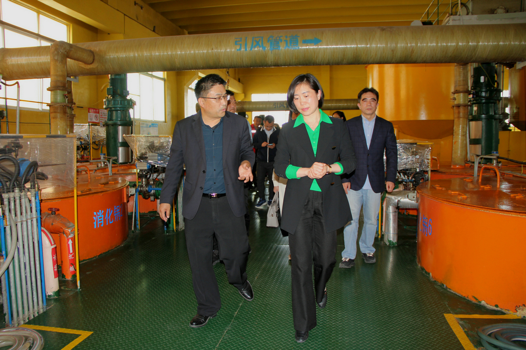 仙桃市黨組成員張艷敏來潔晶集團(tuán)考察